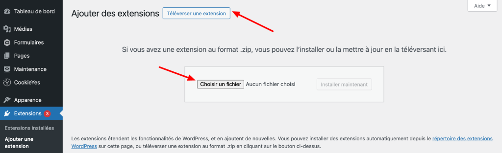 Installer un plugin premium sur WordPress