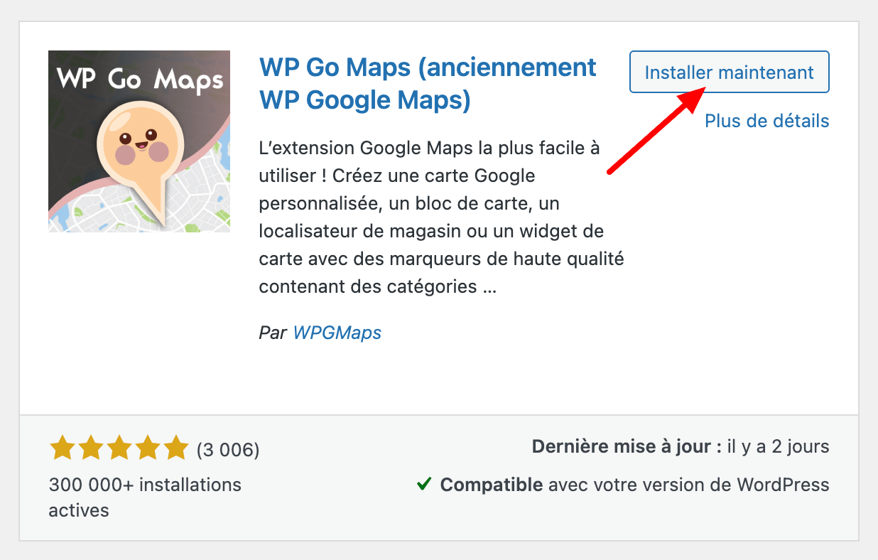 Installer un plugin WordPress