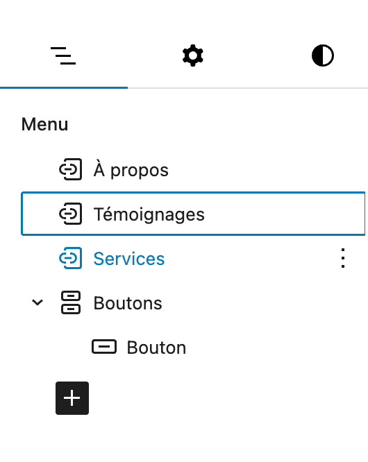 Réorganiser le menu principal sur WordPress